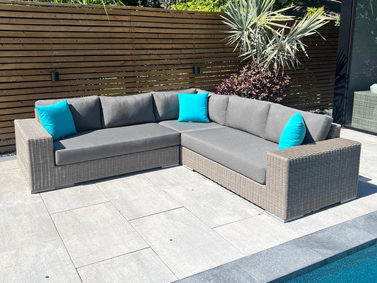 Lotus 3pc Sectional - Driftwood