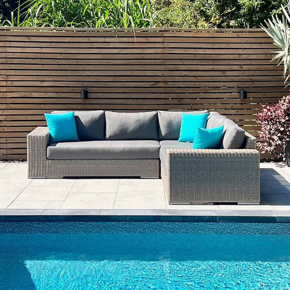 Lotus 3pc Sectional - Driftwood