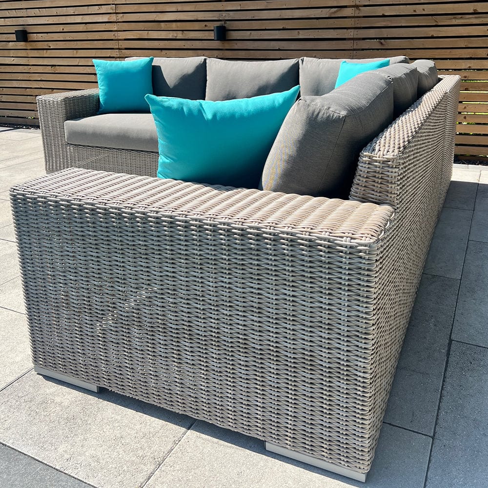 Lotus 3pc Sectional - Driftwood