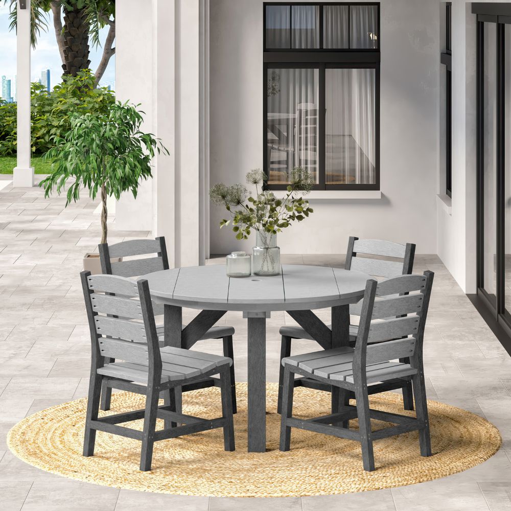 Napa 5pc Dining Set with Side Chairs