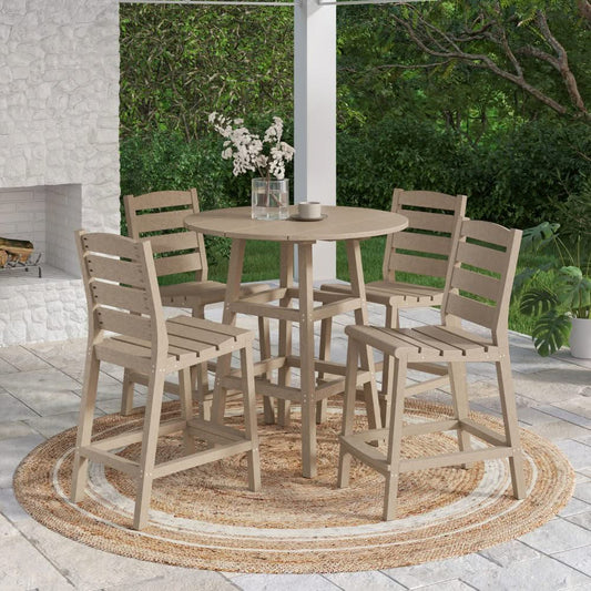Napa 6pc Counter Set with Side Chairs