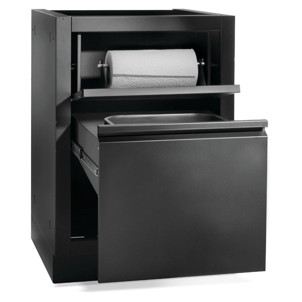 Napoleon Oasis Waste Drawer Cabinet - Matte Black