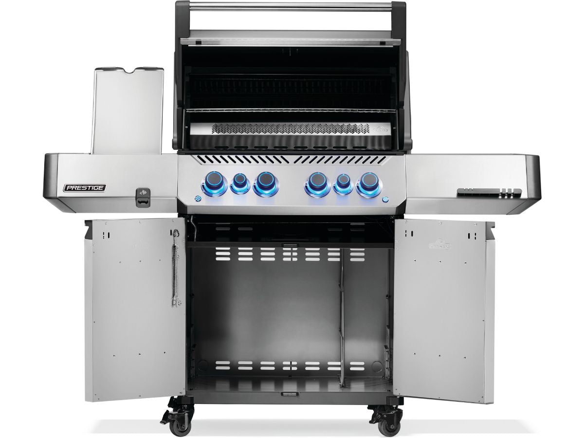 Napoleon Prestige 500 with Infrared Side & Rear Burner Gas Grill - Stainless Steel