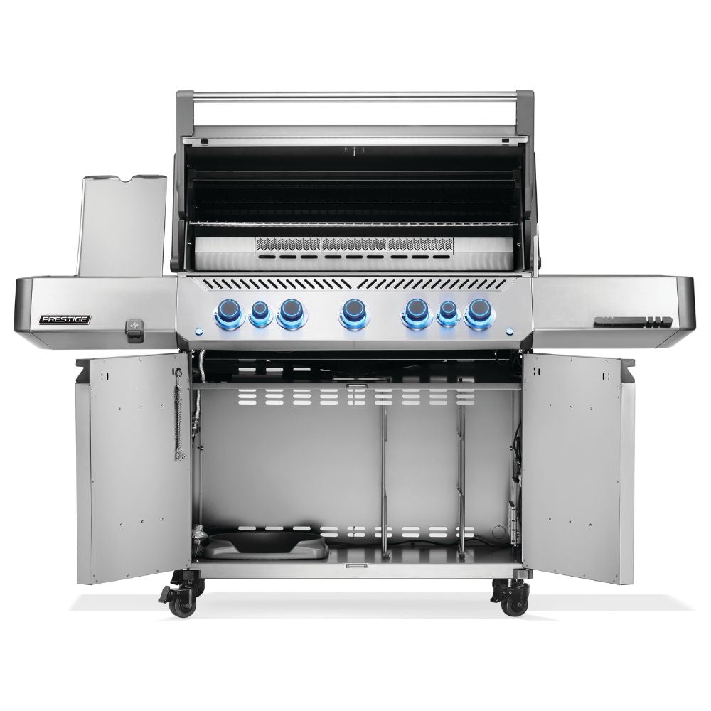 Napoleon Prestige 665 with Infrared Side & Rear Burner Gas Grill - Stainless Steel