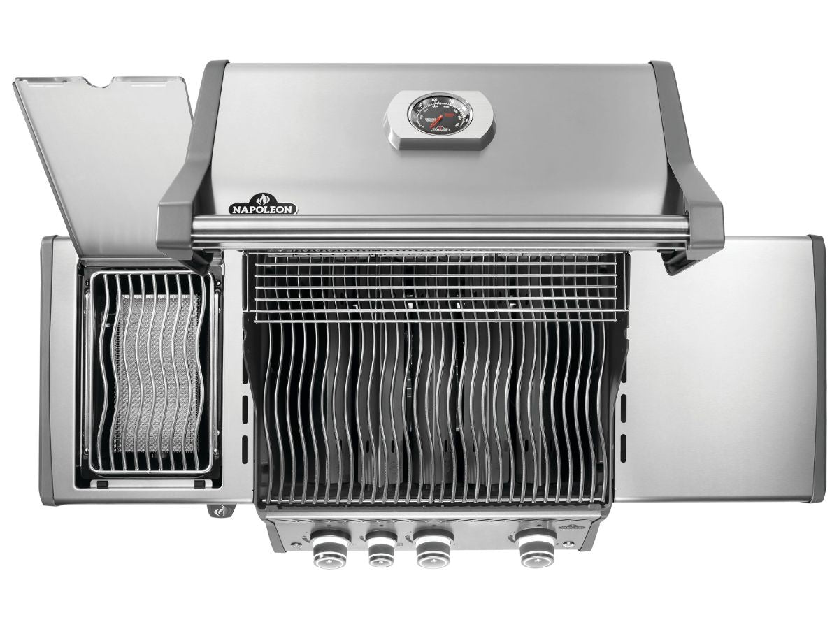 Napoleon Rogue PRO 425 with Infrared Side Burner Gas Grill - Stainless Steel