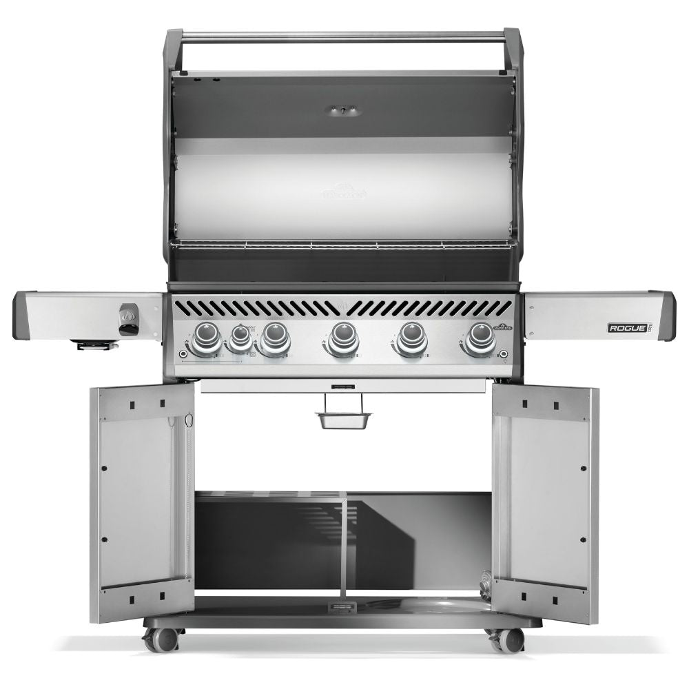 Napoleon Rogue PRO 625 with Infrared Side Burner Gas Grill - Stainless Steel