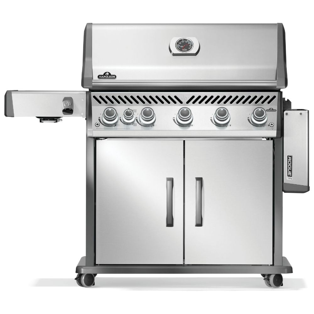 Napoleon Rogue PRO 625 with Infrared Side Burner Gas Grill - Stainless Steel