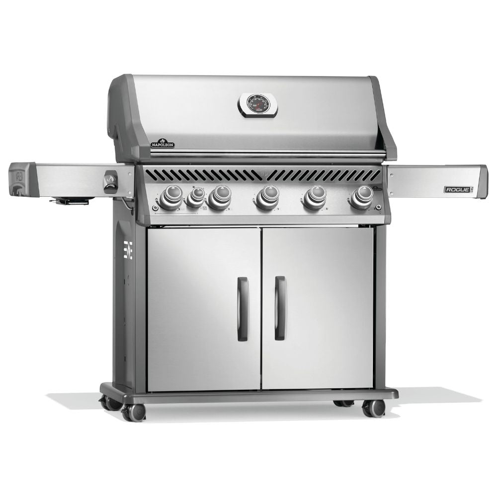 Napoleon Rogue PRO 625 with Infrared Side Burner Gas Grill - Stainless Steel