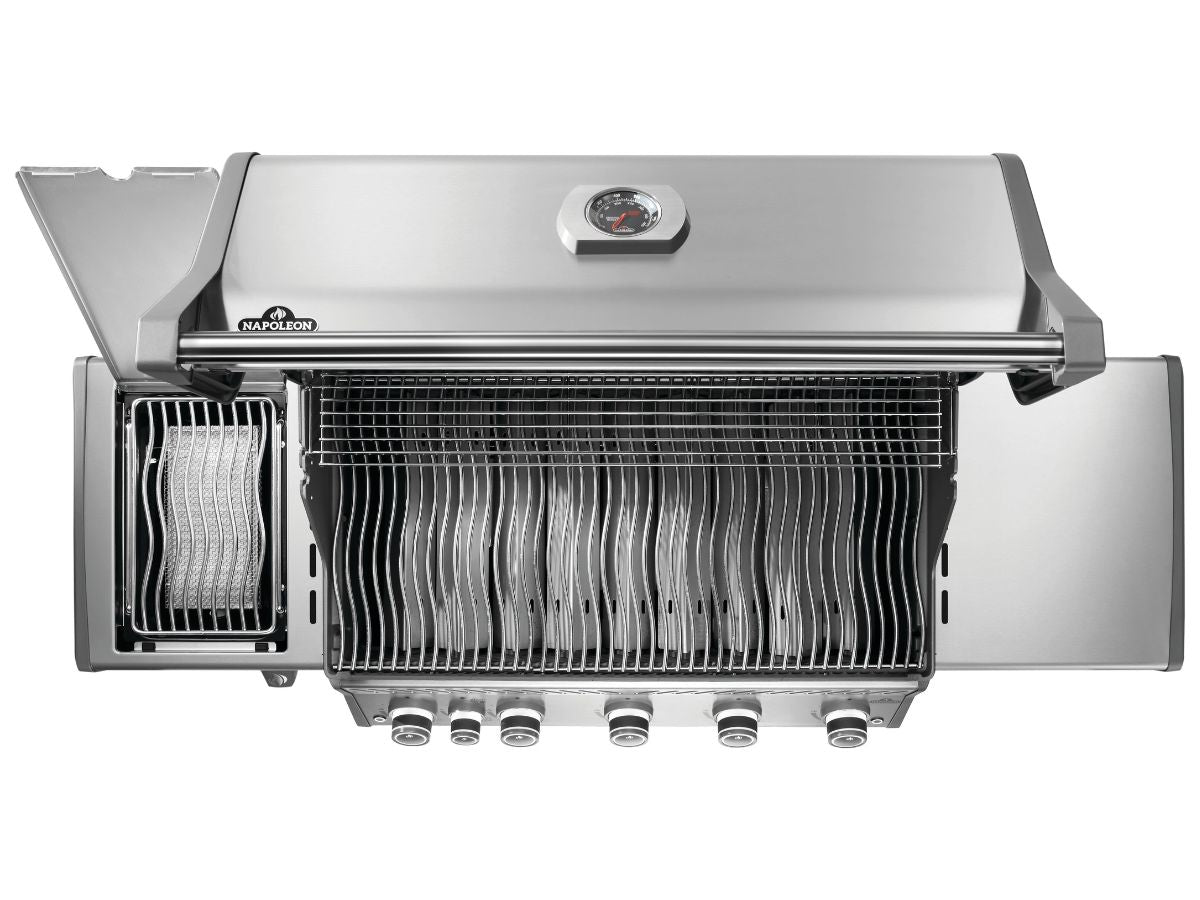 Napoleon Rogue PRO 625 with Infrared Side Burner Gas Grill - Stainless Steel