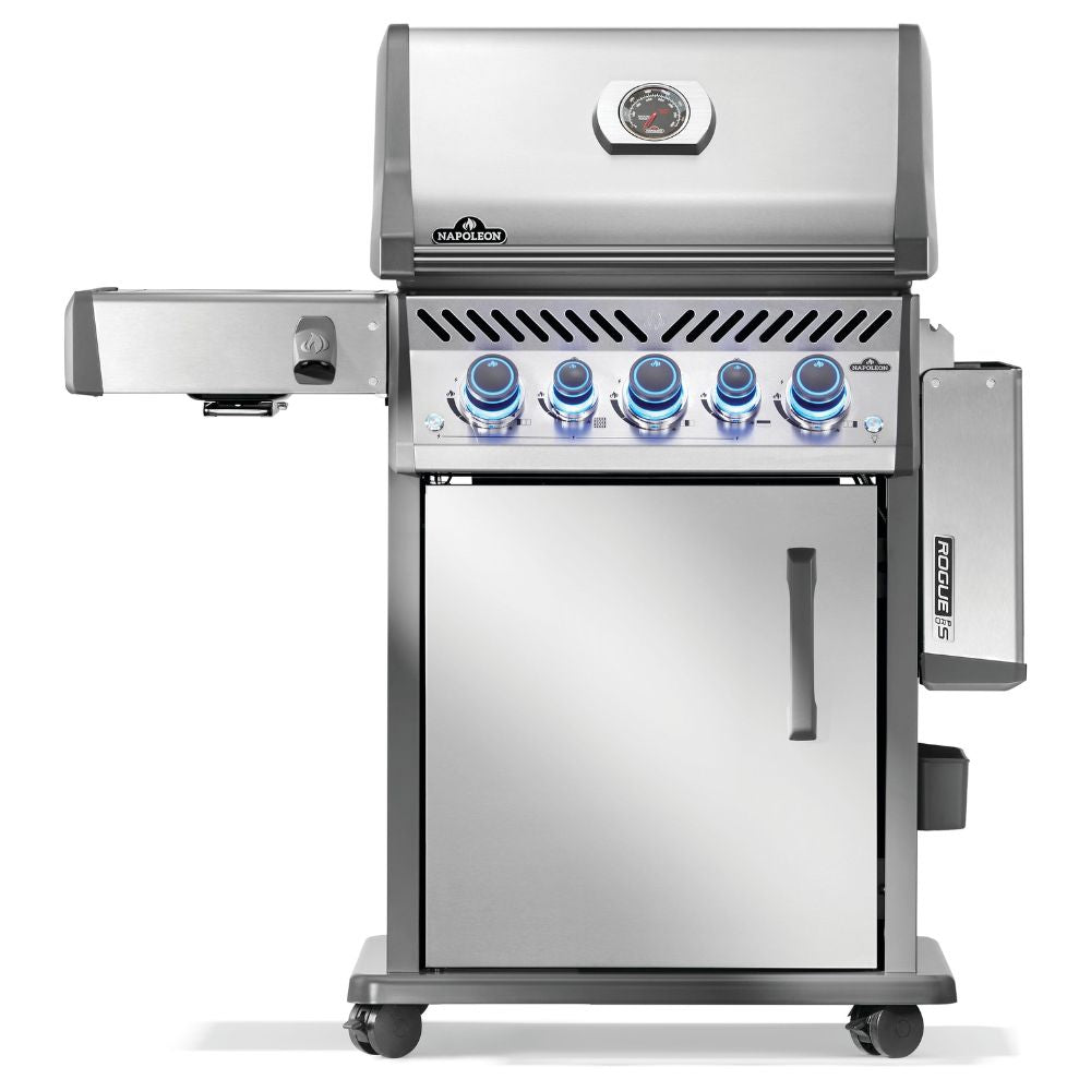 Napoleon Rogue PRO-S 425 with Infrared Side & Rear Burner Gas Grill - Stainless Steel