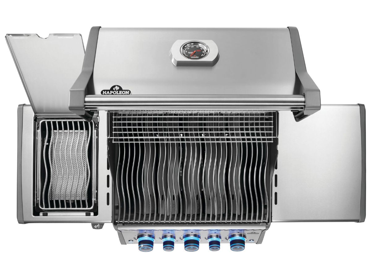 Napoleon Rogue PRO-S 425 with Infrared Side & Rear Burner Gas Grill - Stainless Steel