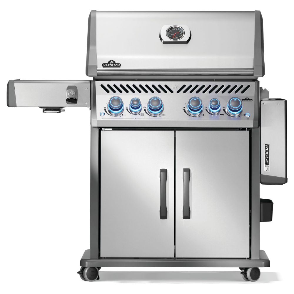 Napoleon Rogue PRO-S 525 with Infrared Side & Rear Burner Gas Grill - Stainless Steel