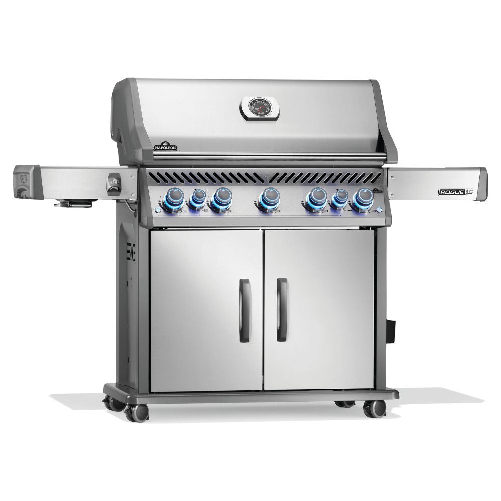 Napoleon Rogue PRO-S 625 with Infrared Side & Rear Burner Gas Grill - Stainless Steel