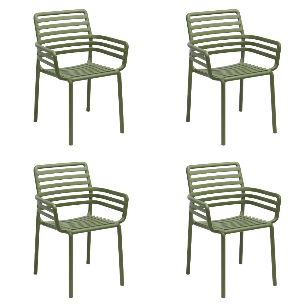 Doga Dining Arm Chair - Set of 4