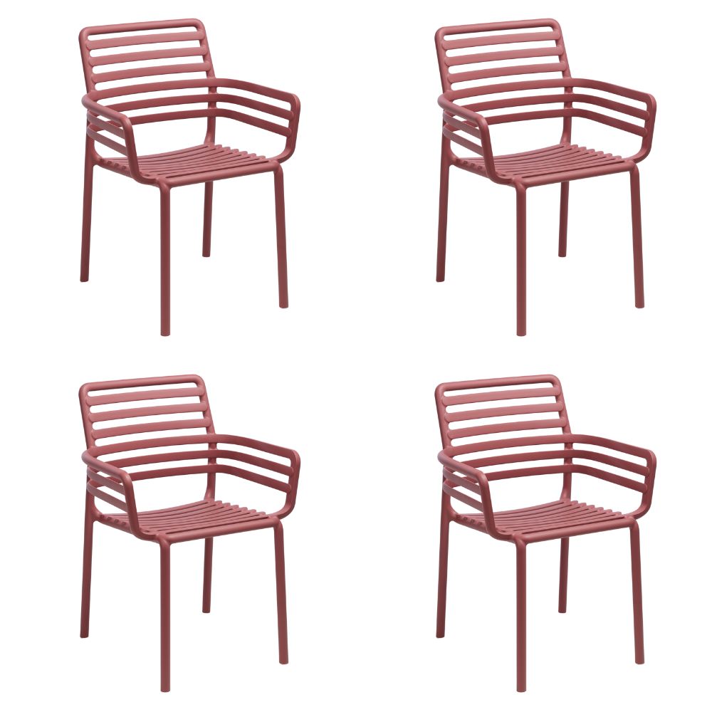 Doga Dining Arm Chair - Set of 4
