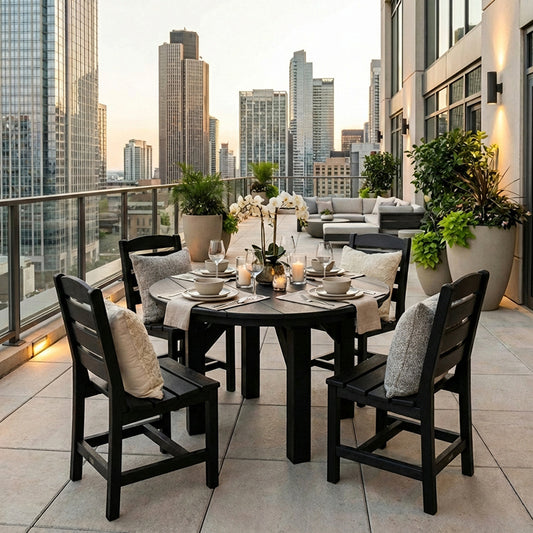 Napa 5pc Dining Set with Side Chairs