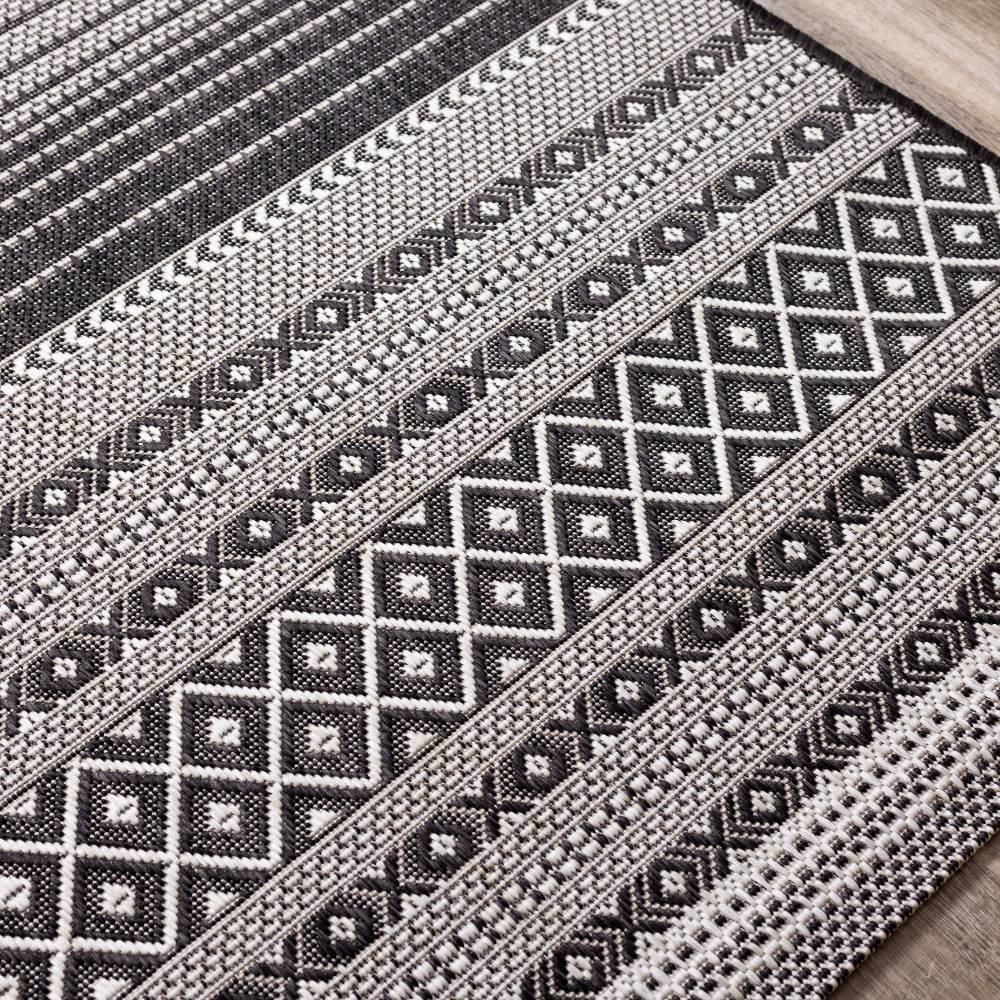 Jasper Outdoor Carpet - Light Grey/Dark Grey