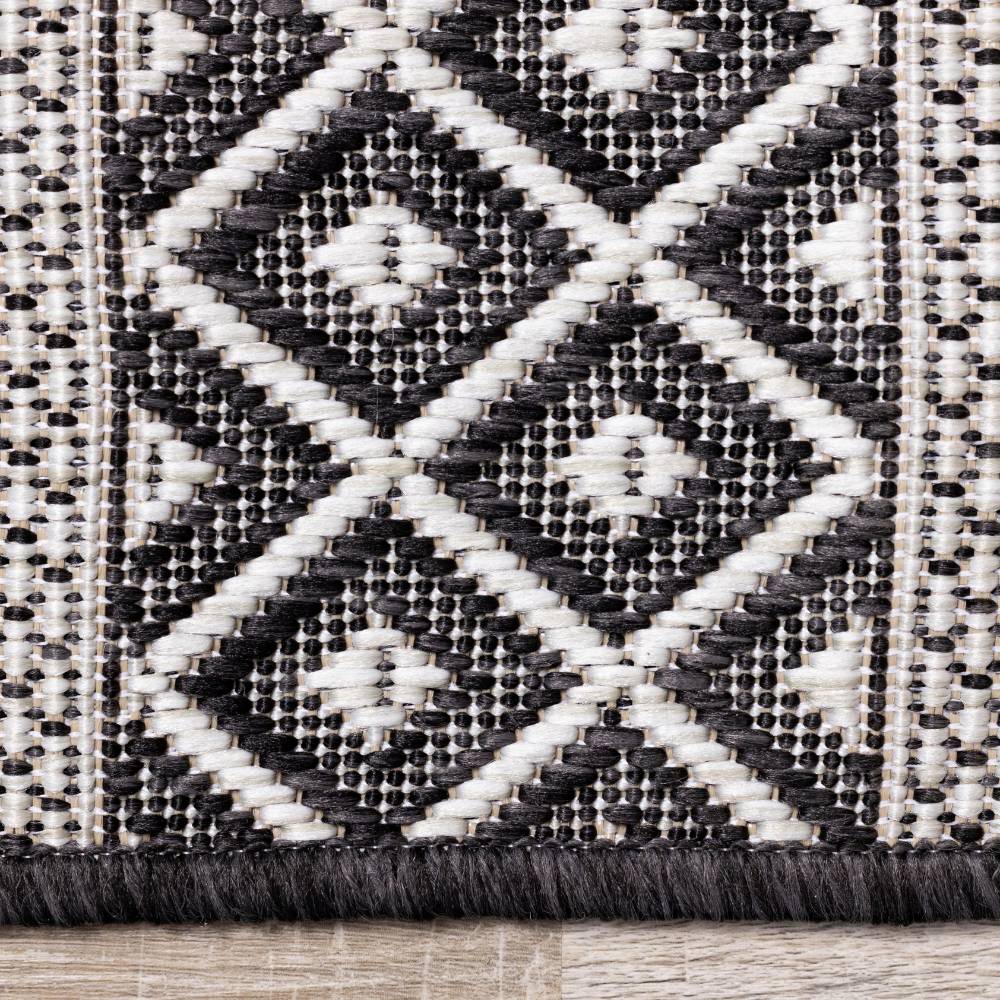 Jasper Outdoor Carpet - Light Grey/Dark Grey
