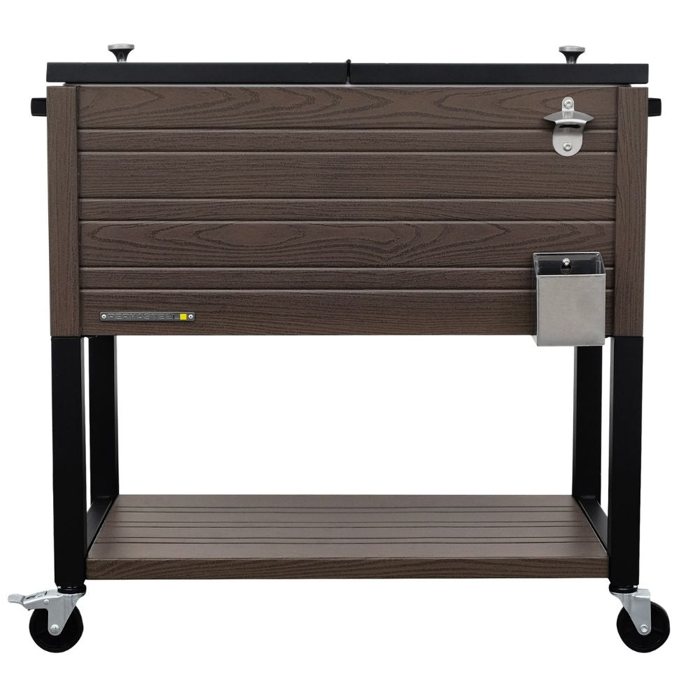 Woodgrain Furniture Style Patio Cooler