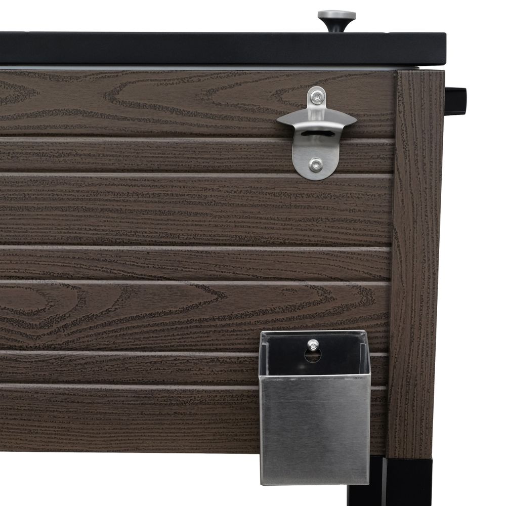 Woodgrain Furniture Style Patio Cooler