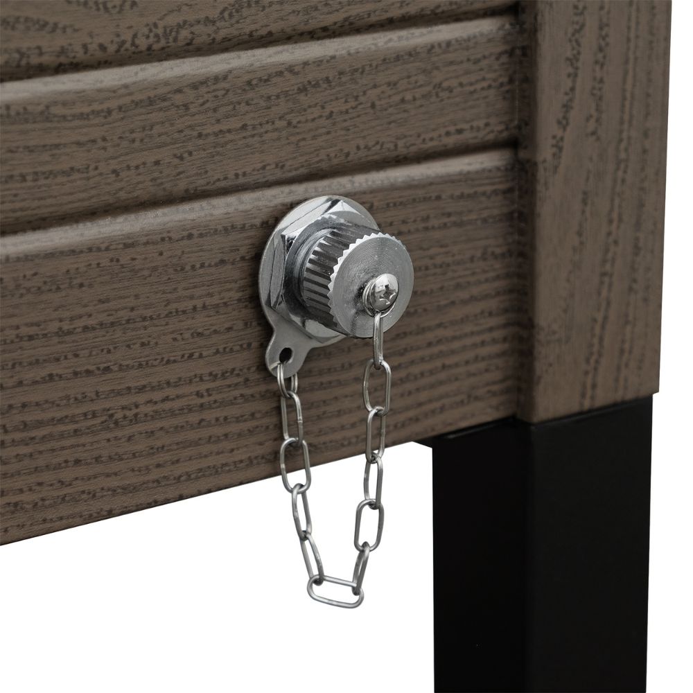 Woodgrain Furniture Style Patio Cooler