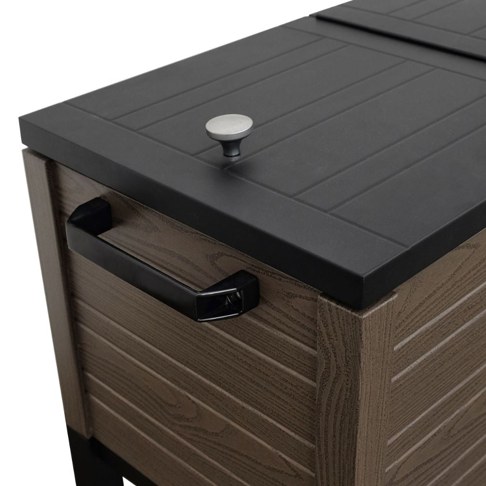 Woodgrain Furniture Style Patio Cooler