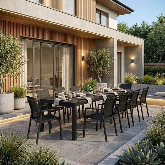 Pacific 11pc Extension Dining Set