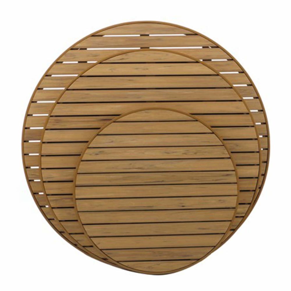 24" Round Teak Durawood Table Top