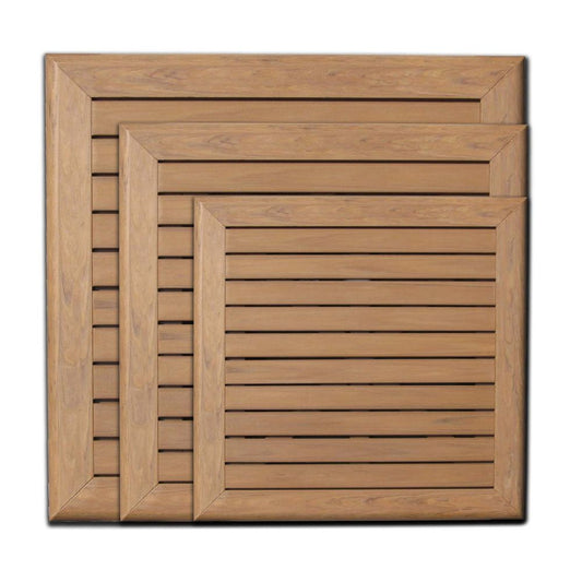 24" Square Teak Durawood Table Top