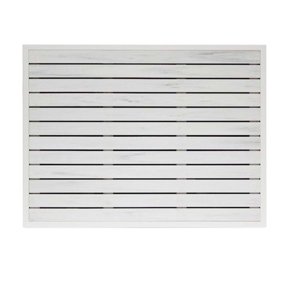 24" x 32" Rectangular Teak Durawood with Aluminum Frame Table Top