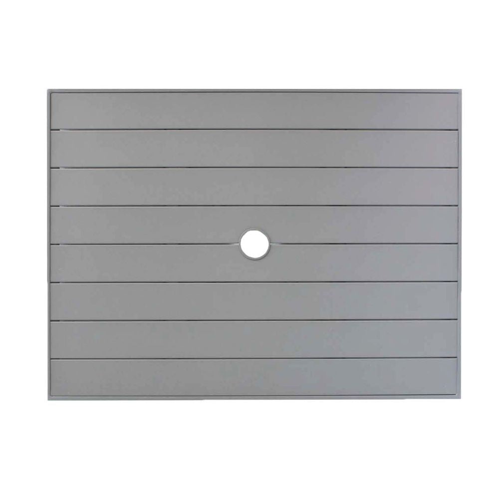 24" x 32" Rectangular Aluminum Slat Table Top