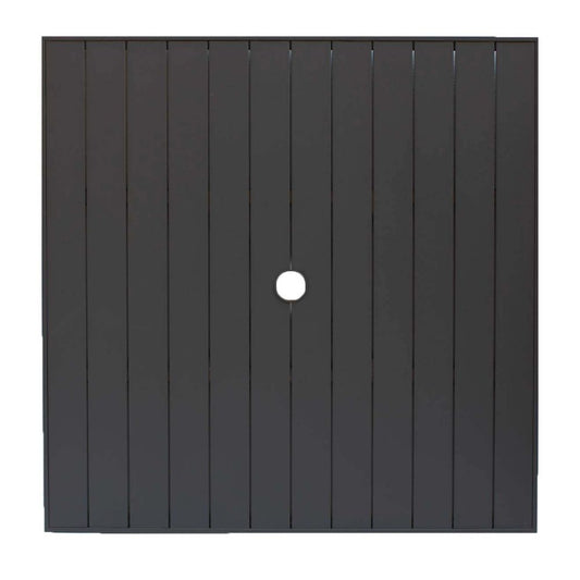 36" Square Aluminum Slat Table Top