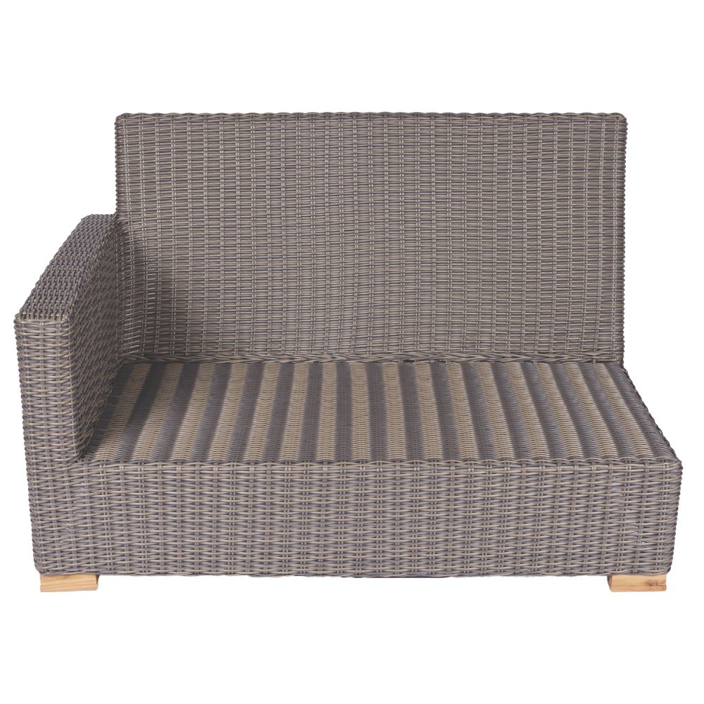 Sanibel Wicker Left Arm Module