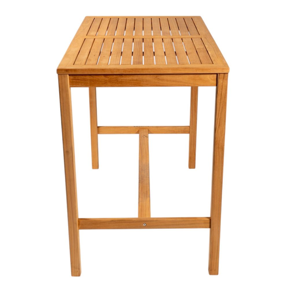 Teak Rectangular Bar Table