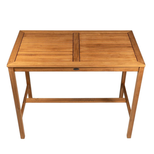 Teak Rectangular Bar Table