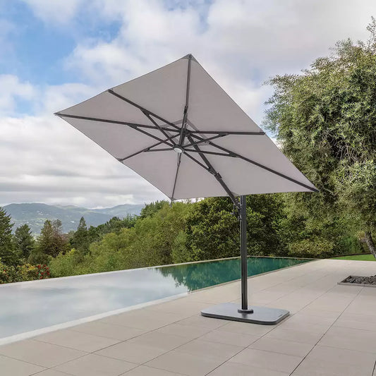 10' Sq Solaris Cantilever with Base & Wheels