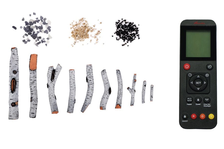 Amantii 72" Tru View Slim Smart Electric Fireplace