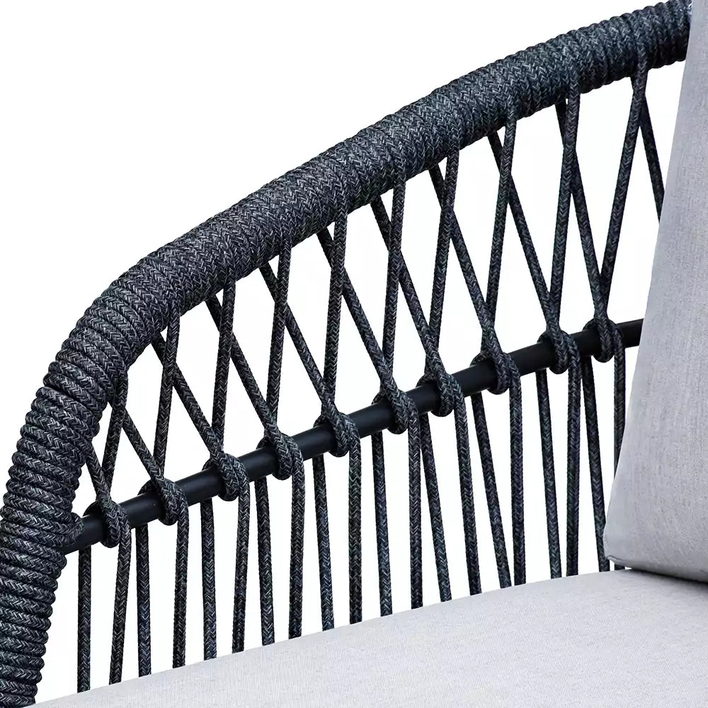 Sophia Club Chair - Antracite - Cast Silver