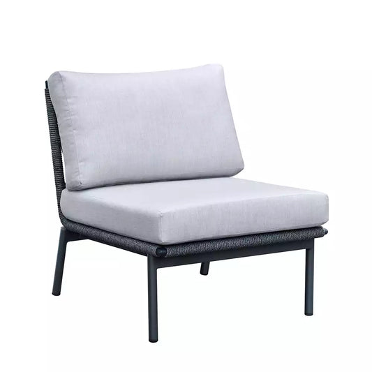 Sophia Armless Module - Antracite - Cast Silver