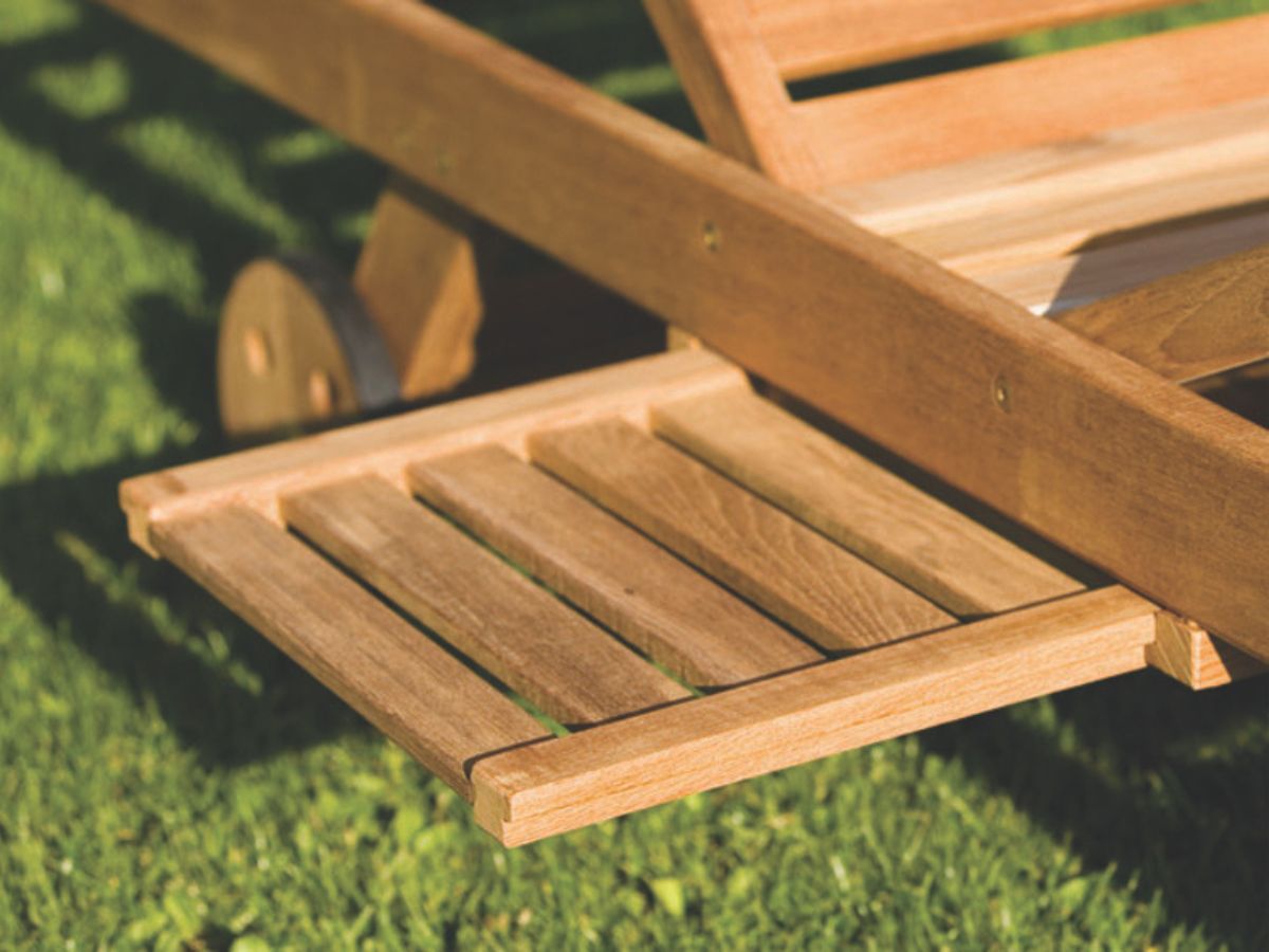 Sunbed Teak Chaise