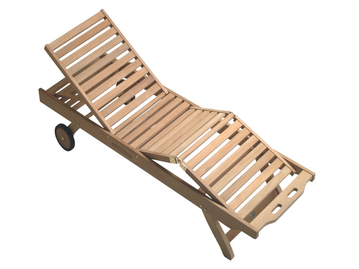 Sunbed Teak Chaise