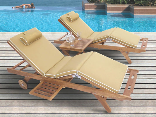 Sunbed Teak Chaise