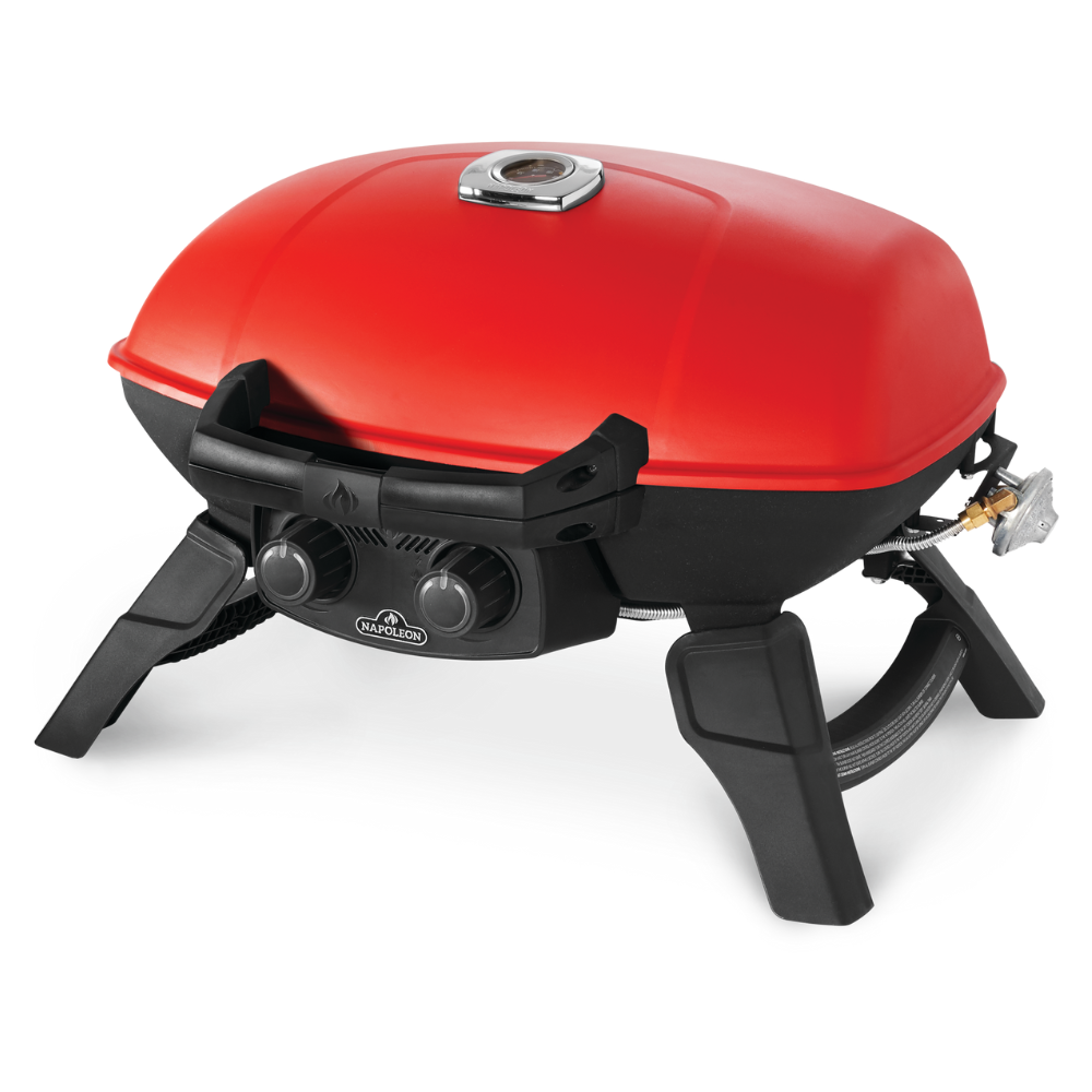 Napoleon TravelQ 285 Red Portable Gas Grill - Propane