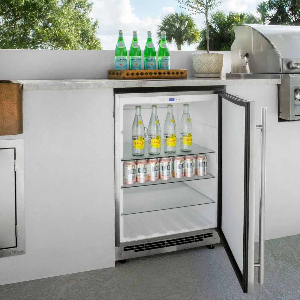 U-Line 24" Outdoor Refrigerator with Lock