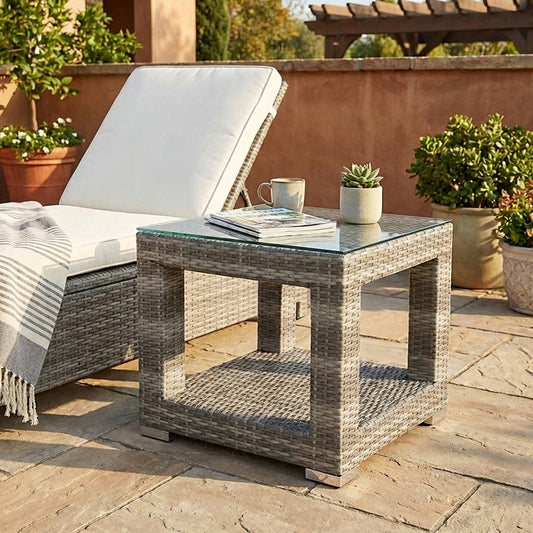 Universal Wicker End Table