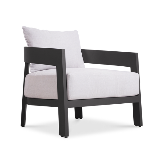 Vento Club Chair - Cast Silver