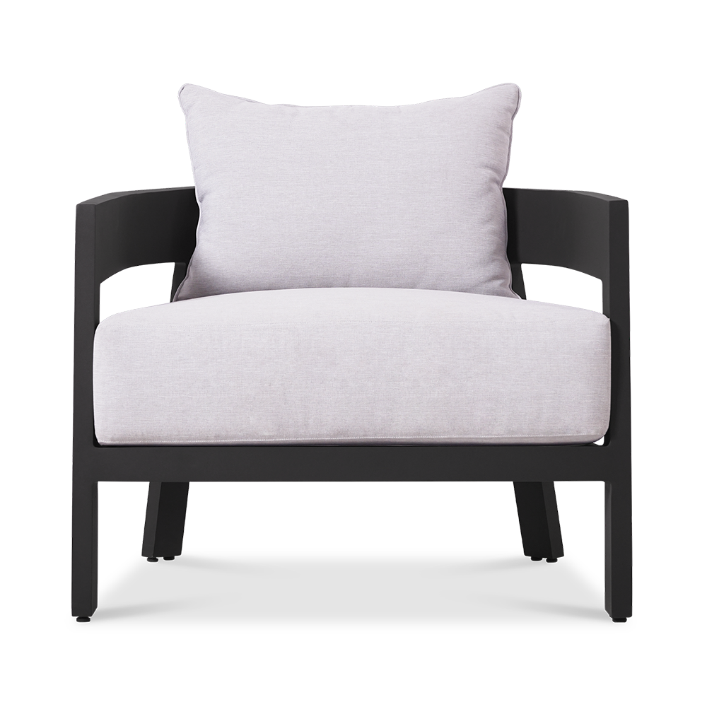 Vento Club Chair - Cast Silver