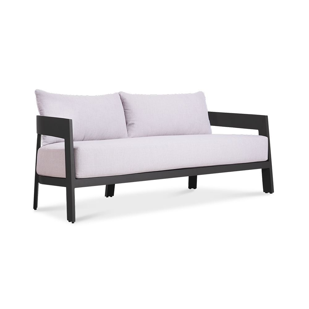 Vento Loveseat - Cast Silver