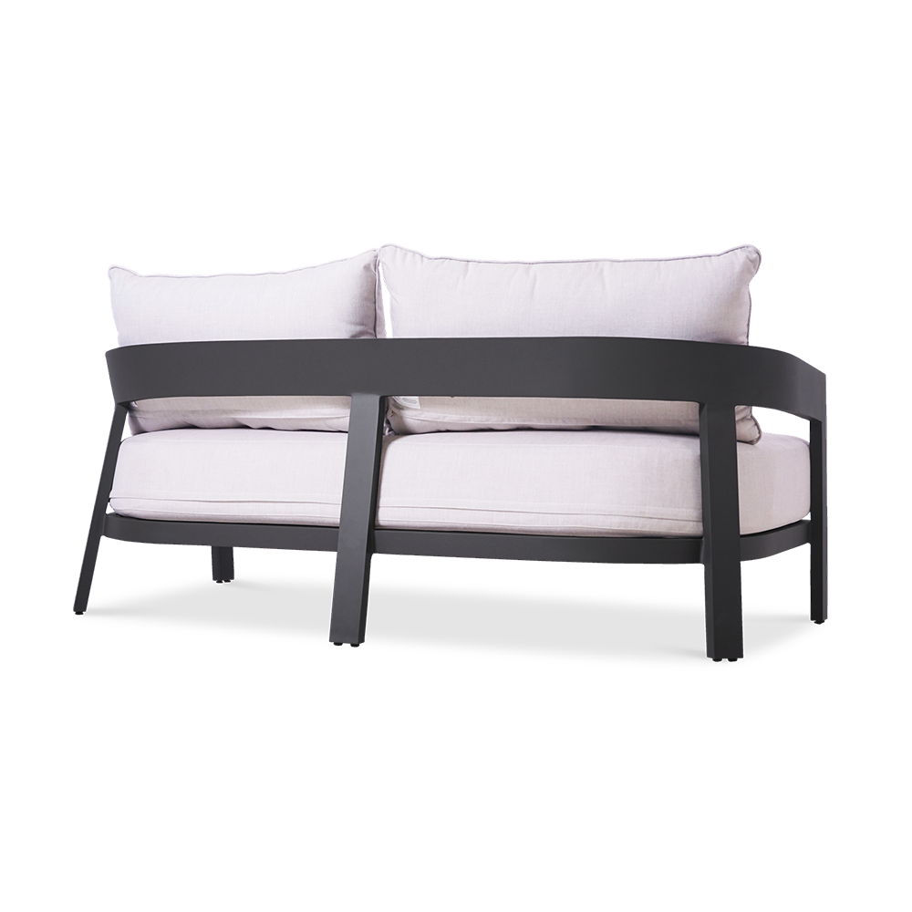 Vento Loveseat - Cast Silver