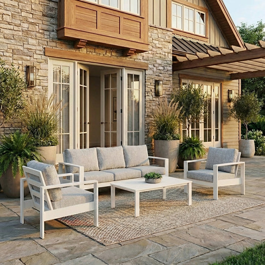 Vienna 3pc Club Set with Sofa